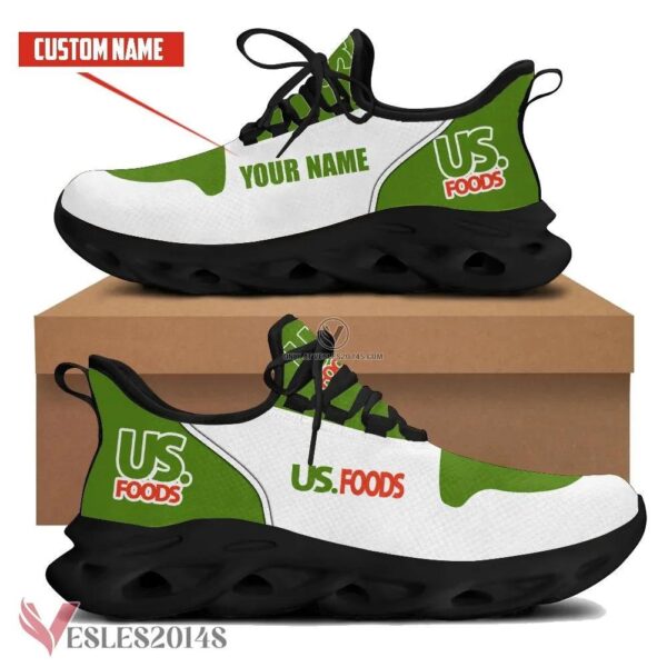 Personalized Us Foods Logo Custom Shoes, Best Running Shoes For Fans - Vesles2014S 1