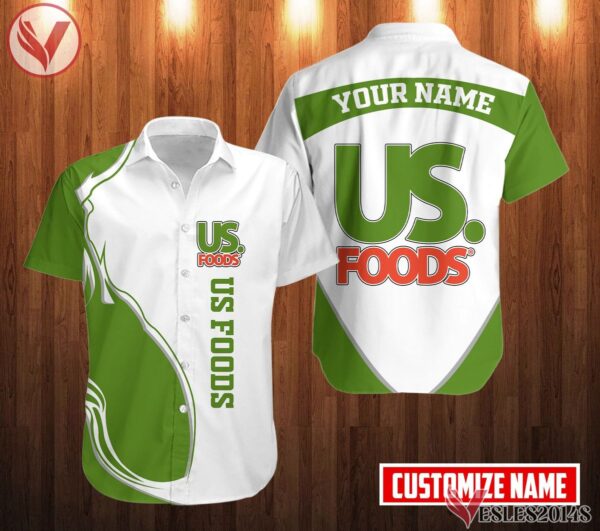 Personalized Us Foods Uniform Custom Clothes Style 10, Unique Gifts For Employee - Vesles2014s