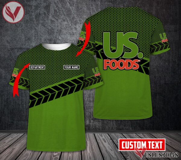 Personalized Us Foods Uniform Custom Clothes Style 2, Unique Gifts For Employee - Vesles2014s 2