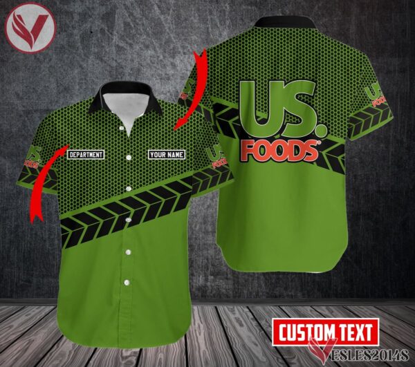 Personalized Us Foods Uniform Custom Clothes Style 2, Unique Gifts For Employee - Vesles2014s