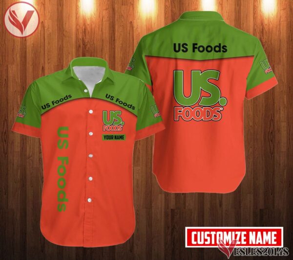 Personalized Us Foods Uniform Custom Clothes Style 9, Unique Gifts For Employee - Vesles2014s