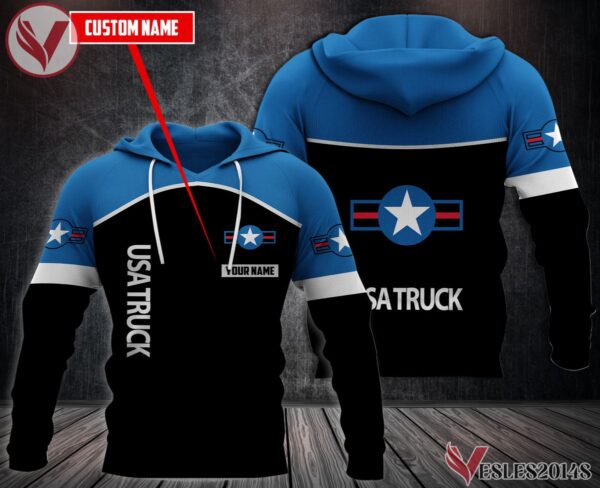 Personalized Usa Truck Uniform Custom Clothes, Unique Gifts For Employee - Vesles2014s 1
