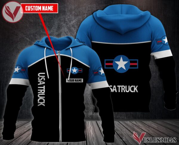 Personalized Usa Truck Uniform Custom Clothes, Unique Gifts For Employee - Vesles2014s 2