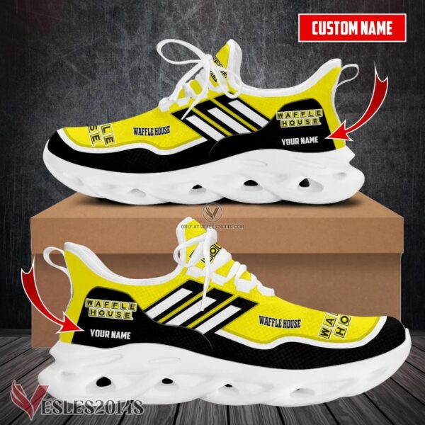 Personalized Waffle House Logo Custom Shoes Style 1, Best Running Shoes For Fans - Vesles2014S 1