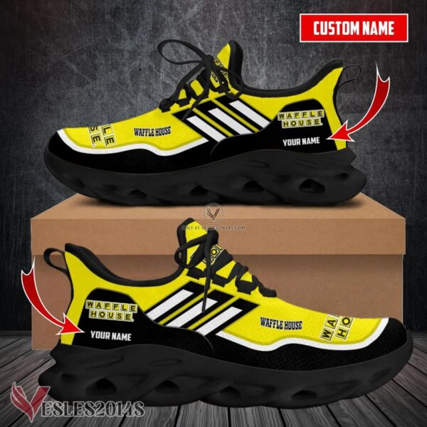 Personalized Waffle House Logo Custom Shoes Style 1, Best Running Shoes For Fans - Vesles2014S