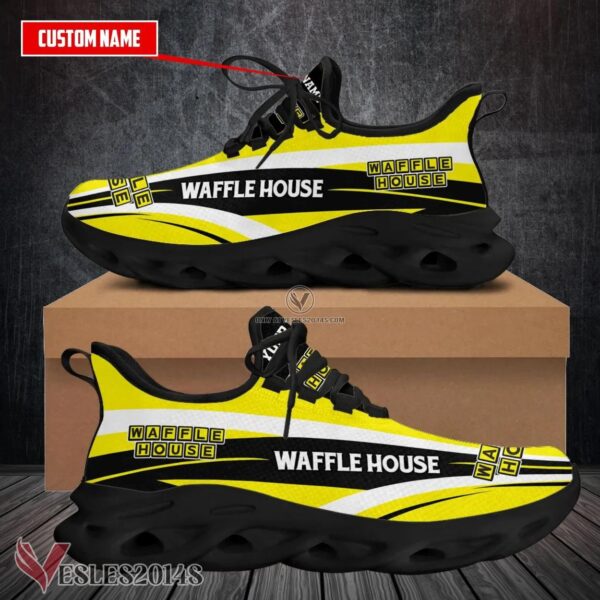 Personalized Waffle House Logo Custom Shoes Style 2, Best Running Shoes For Fans - Vesles2014S