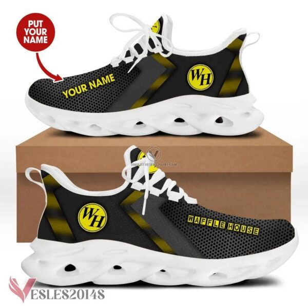 Personalized Waffle House Logo Custom Shoes Style 3, Best Running Shoes For Fans - Vesles2014S 1