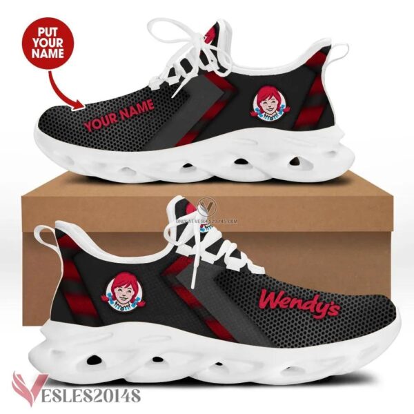 Personalized Wendy's Logo Custom Shoes Style 3, Best Running Shoes For Fans - Vesles2014S 1