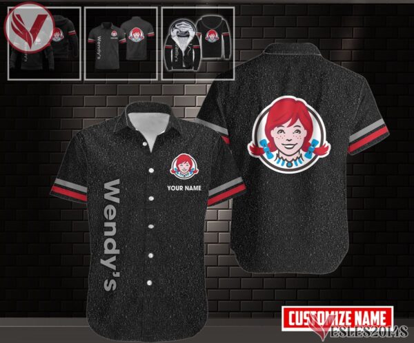 Personalized Wendy's Uniform Custom Clothes Style 1, Unique Gifts For Employee - Vesles2014s