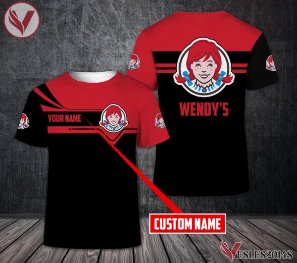 Personalized Wendy's Uniform Custom Clothes Style 14, Unique Gifts For Employee - Vesles2014s 2