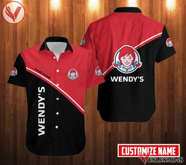 Personalized Wendy's Uniform Custom Clothes Style 19, Unique Gifts For Employee - Vesles2014s