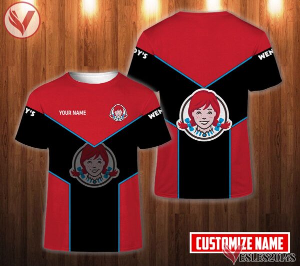 Personalized Wendy's Uniform Custom Clothes Style 20, Unique Gifts For Employee - Vesles2014s 3