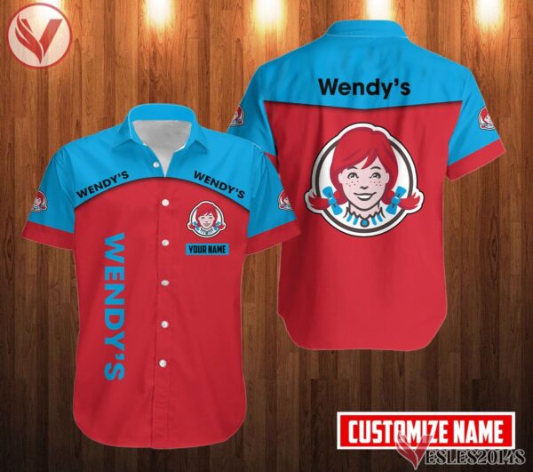 Personalized Wendy's Uniform Custom Clothes Style 22, Unique Gifts For Employee - Vesles2014s