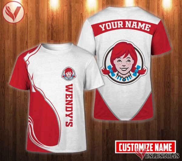 Personalized Wendy's Uniform Custom Clothes Style 23, Unique Gifts For Employee - Vesles2014s 3