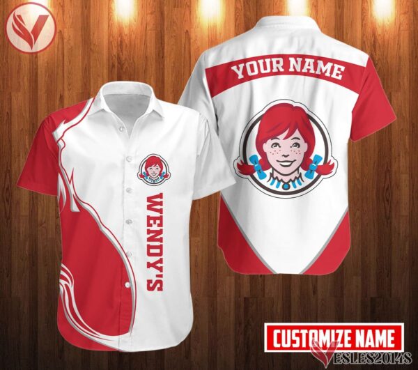 Personalized Wendy's Uniform Custom Clothes Style 23, Unique Gifts For Employee - Vesles2014s
