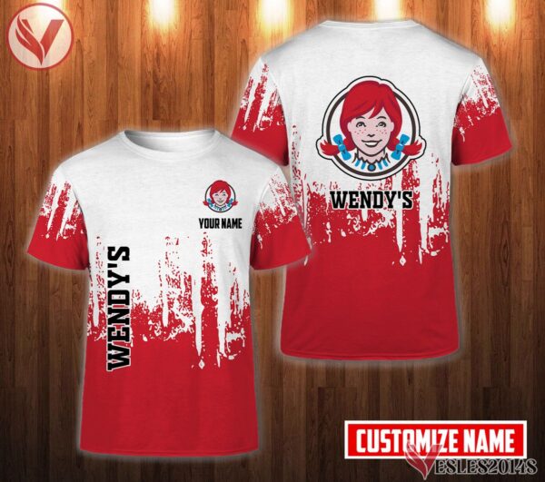 Personalized Wendy's Uniform Custom Clothes Style 24, Unique Gifts For Employee - Vesles2014s 3