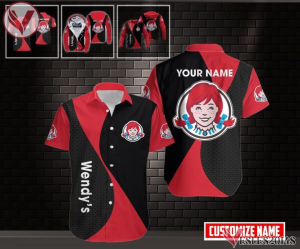 Personalized Wendy's Uniform Custom Clothes Style 3, Unique Gifts For Employee - Vesles2014s