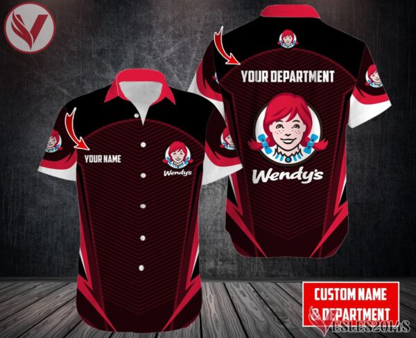 Personalized Wendy's Uniform Custom Clothes Style 30, Unique Gifts For Employee - Vesles2014s