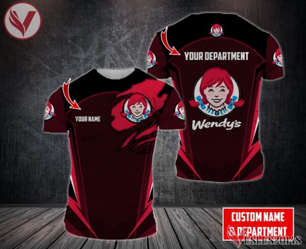 Personalized Wendy's Uniform Custom Clothes Style 31, Unique Gifts For Employee - Vesles2014s 3