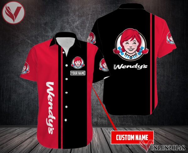 Personalized Wendy's Uniform Custom Clothes Style 37, Unique Gifts For Employee - Vesles2014s 1