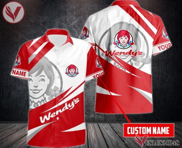 Personalized Wendy's Uniform Custom Clothes Style 44, Unique Gifts For Employee - Vesles2014s 4