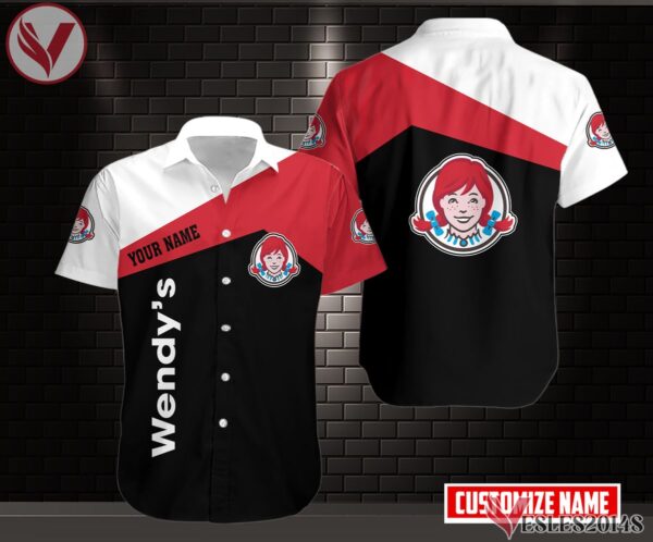 Personalized Wendy's Uniform Custom Clothes Style 5, Unique Gifts For Employee - Vesles2014s 2