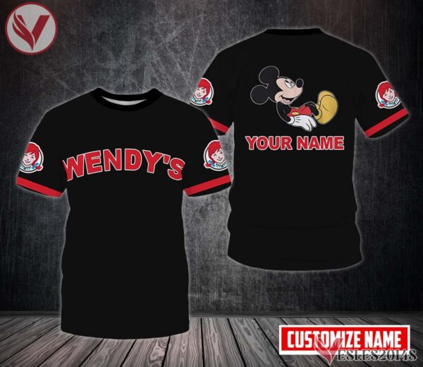 Personalized Wendy's Uniform Custom Clothes Style 8, Unique Gifts For Employee - Vesles2014s 3