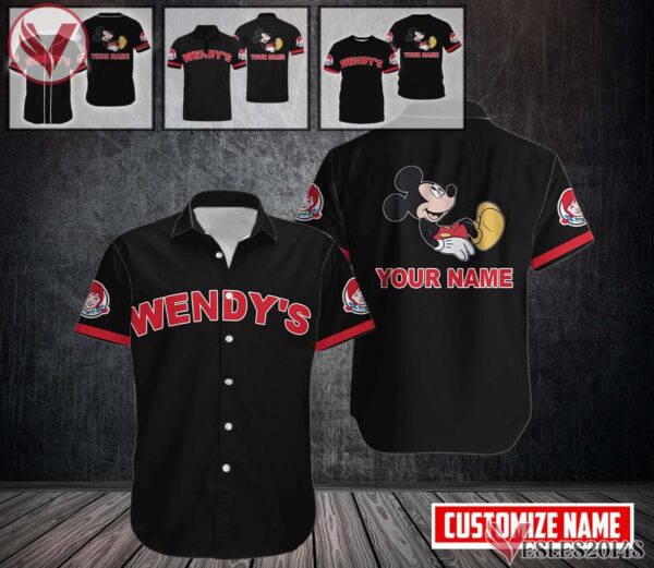 Personalized Wendy's Uniform Custom Clothes Style 8, Unique Gifts For Employee - Vesles2014s