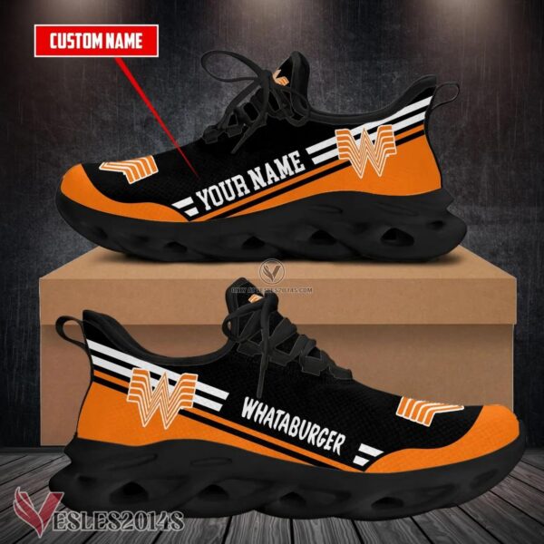 Personalized Whataburger Logo Custom Shoes, Best Running Shoes For Fans - Vesles2014S