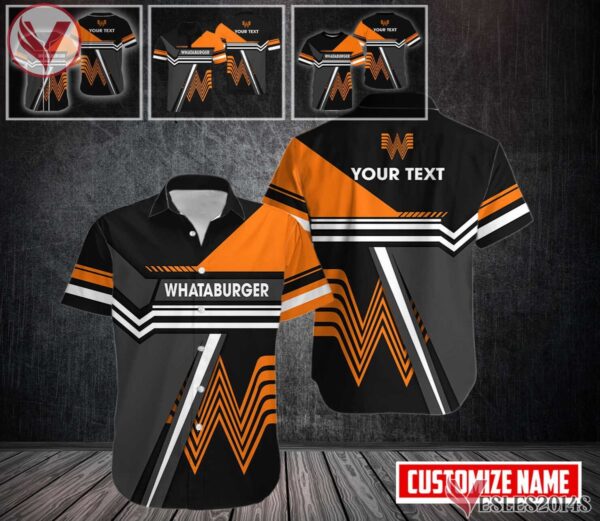 Personalized Whataburger Uniform Custom Clothes Style 1, Unique Gifts For Employee - Vesles2014s