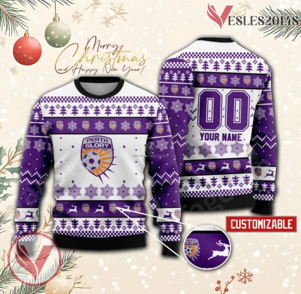 Perth Glory Custom Ugly Christmas Sweater, Unique Gift For Fans - Vesles2014s
