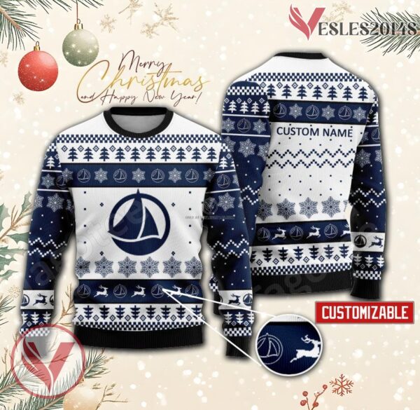 Petit Bateau Logo Personalized Ugly Christmas Sweater, Unique Gift For Fans - Vesles2014s