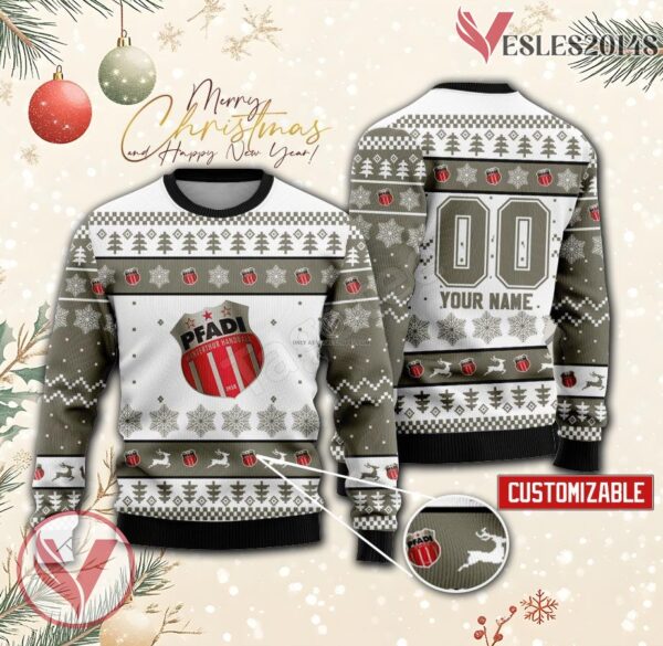 Pfadi Winterthur Handball Custom Ugly Christmas Sweater, Unique Gift For Fans - Vesles2014s