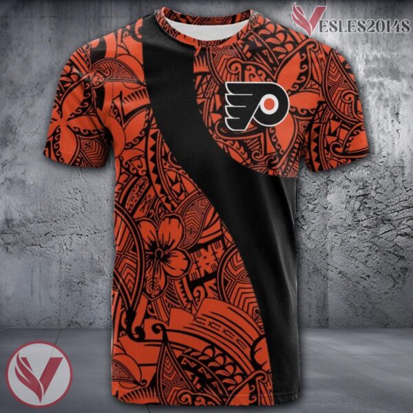 Philadelphia Flyers Polynesian Pattern Shirt, Unique Gifts For NHL Fans - Vesles2014s