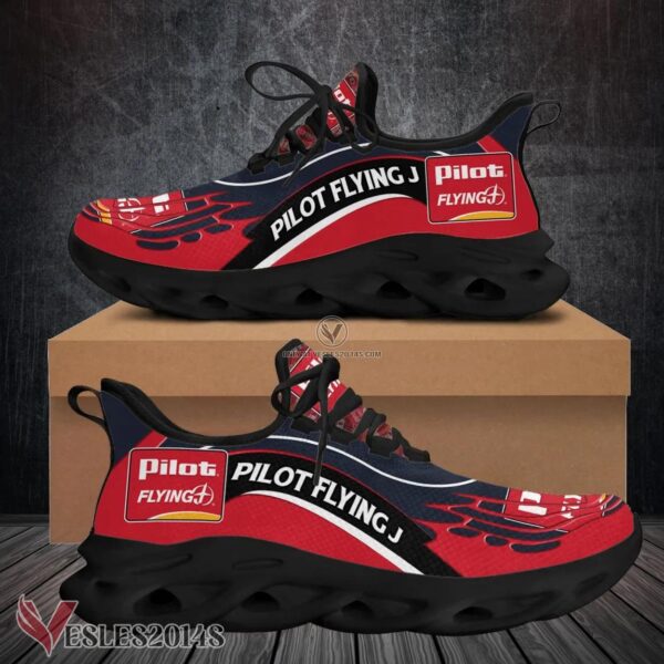 Pilot Flying J Logo Custom Shoes Style 4, Best Running Shoes For Fans - Vesles2014S