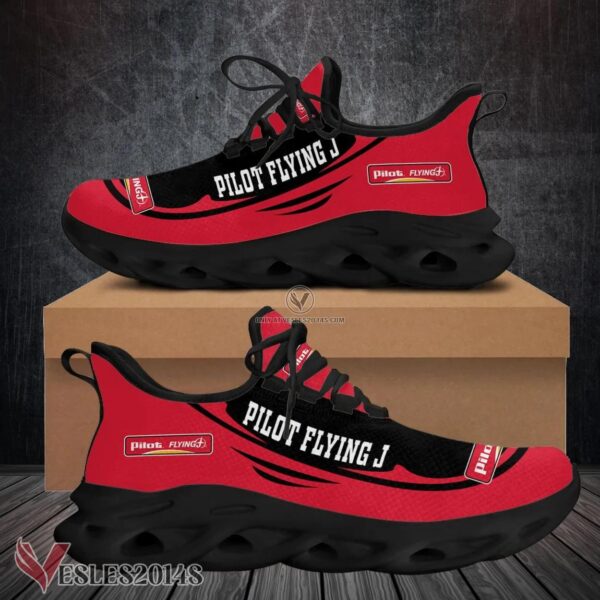 Pilot Flying J Logo Custom Shoes Style 7, Best Running Shoes For Fans - Vesles2014S