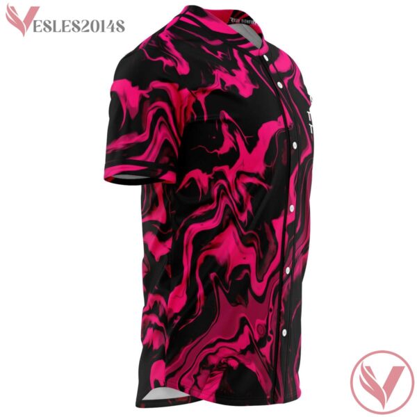 Pink Liquid Anti Techno Techno Club Baseball Jersey - Vesles2014s 2