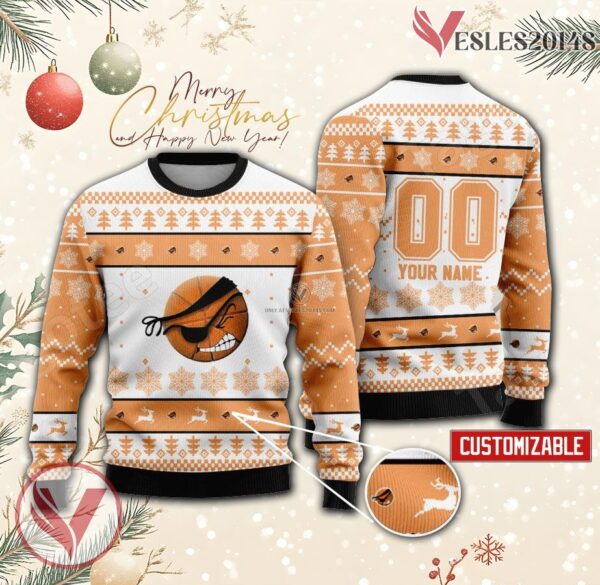 Piratas de Bogota Basketball Custom Ugly Christmas Sweater, Unique Gift For Fans - Vesles2014s