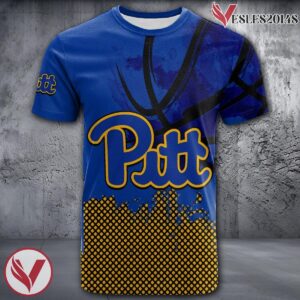 Pittsburgh Panthers Basketball Grunge Pattern Unique Personalized T Shirts - Vesles2014S