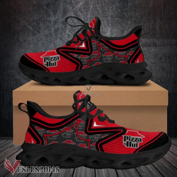 Pizza Hut Logo Custom Shoes Style 4, Best Running Shoes For Fans - Vesles2014S