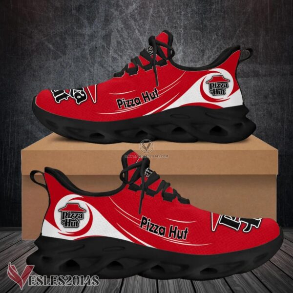 Pizza Hut Logo Custom Shoes Style 4, Best Running Shoes For Fans - Vesles2014S