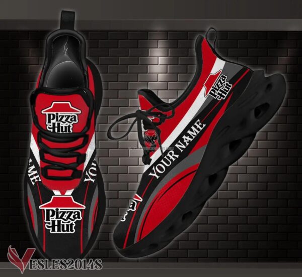 Pizza Hut Logo Custom Shoes Style 8, Best Running Shoes For Fans - Vesles2014S