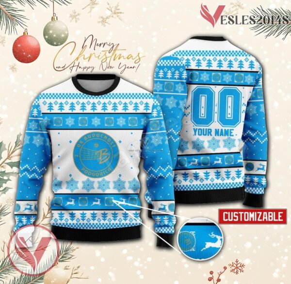 Podgorica Volleyball Custom Ugly Christmas Sweater, Unique Gift For Fans - Vesles2014s