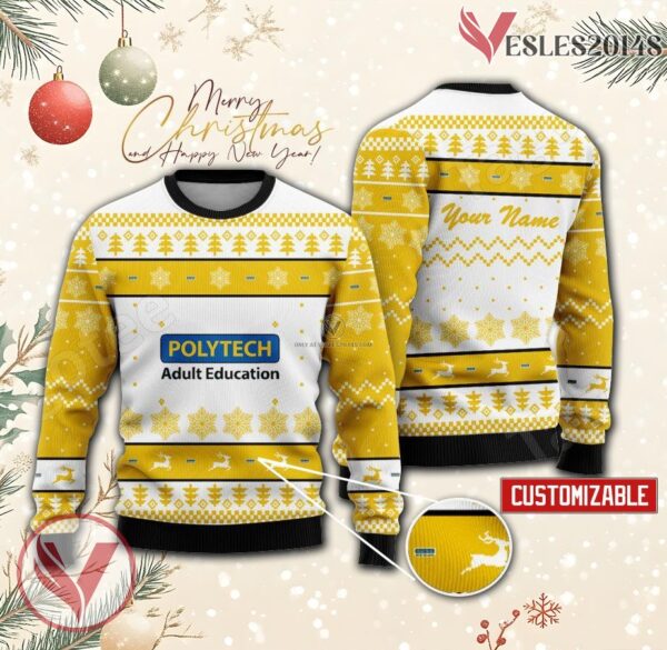 Polytech Adult Education Custom Ugly Christmas Sweater, Unique Gift For Fans - Vesles2014s