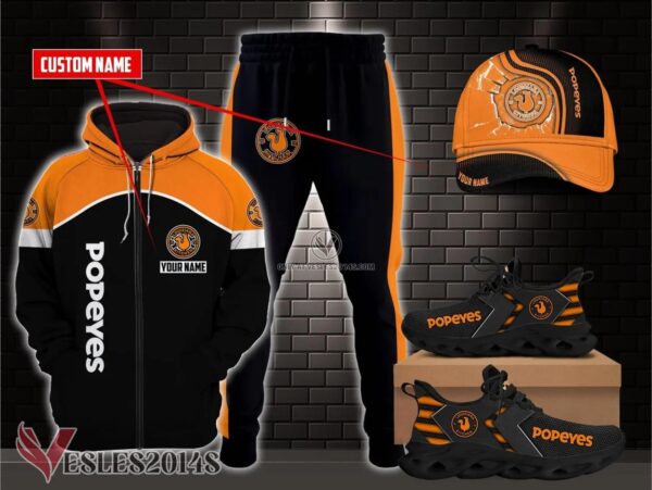 Popeyes Logo Custom Shoes Style 3, Best Running Shoes For Fans - Vesles2014S