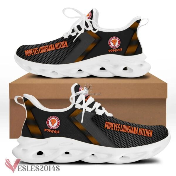Popeyes Louisiana Kitchen Logo Custom Shoes Style 1, Best Running Shoes For Fans - Vesles2014S 1