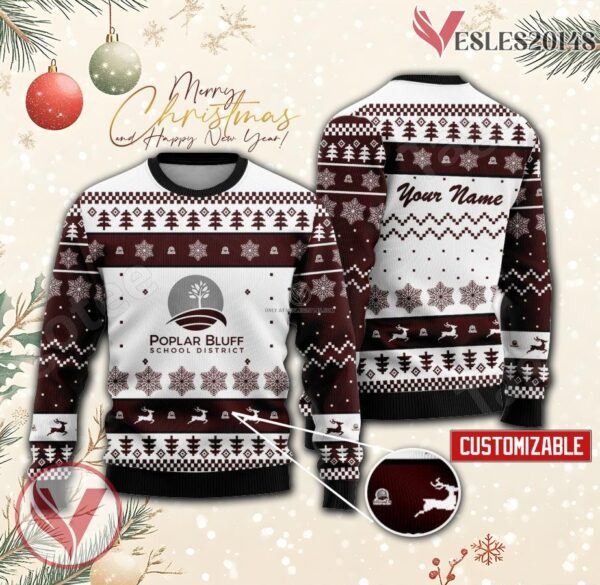 Poplar Bluff Technical Career Center Custom Ugly Christmas Sweater, Unique Gift For Fans - Vesles2014s