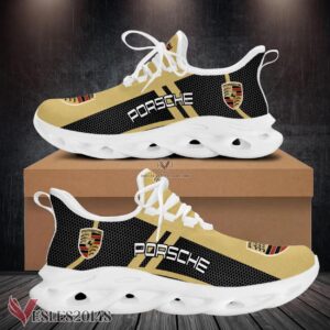 Porsche Logo Custom Shoes, Best Running Shoes For Fans - Vesles2014S 1
