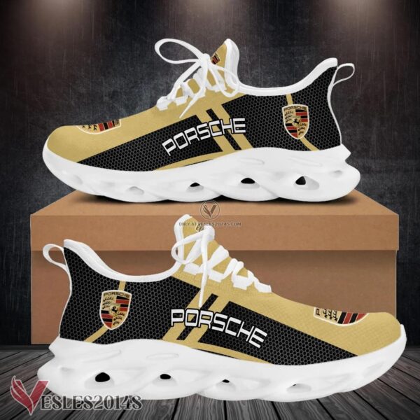 Porsche Logo Custom Shoes, Best Running Shoes For Fans - Vesles2014S 1