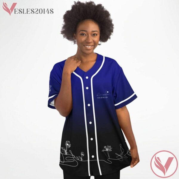 Porter Robinson Alexandra Custom Blue White Plain Jersey - Vesles2014s 3
